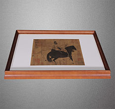 湟中书画装裱配框服务案例